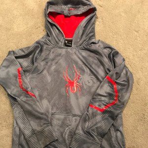 Spyder Boys Hoodie Sweatshirt - Size Youth Large